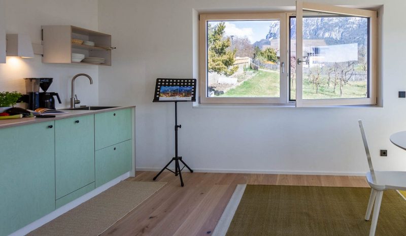 Schlern Küche Essbereich Ausblick Kochen